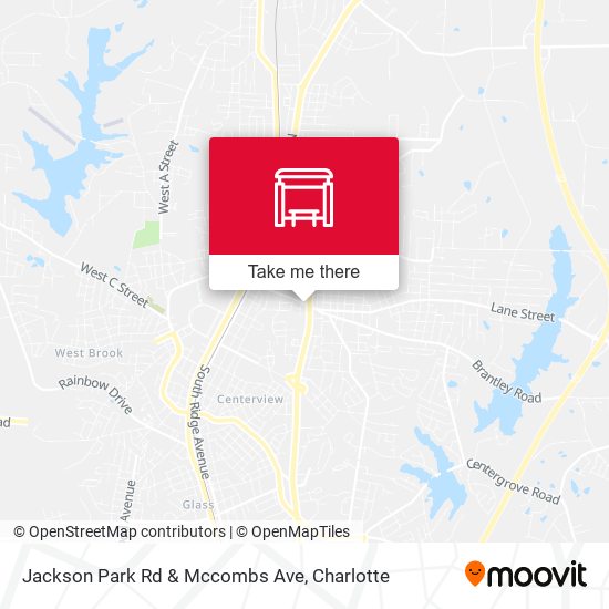 Jackson Park Rd & Mccombs Ave map