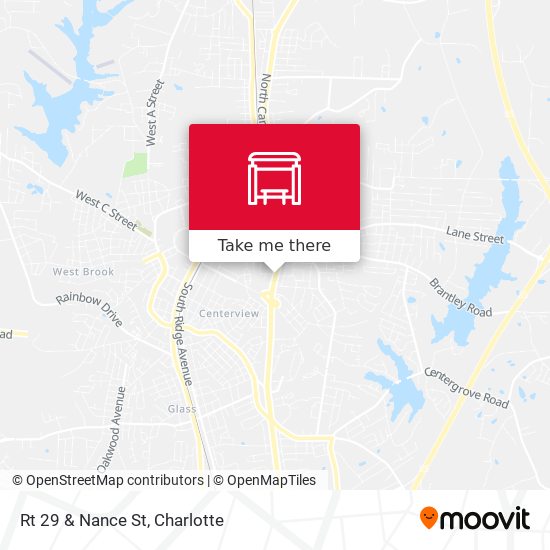 Rt 29 & Nance St map