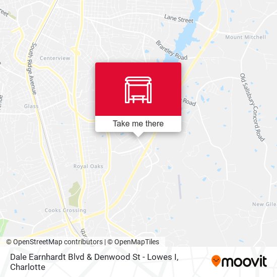 Dale Earnhardt Blvd & Denwood St - Lowes I map