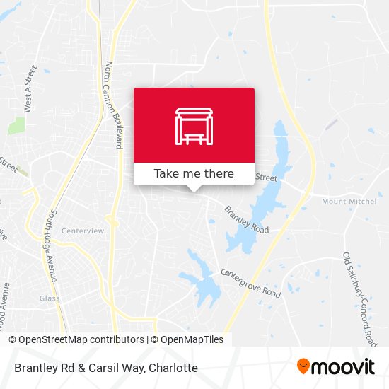 Brantley Rd & Carsil Way map