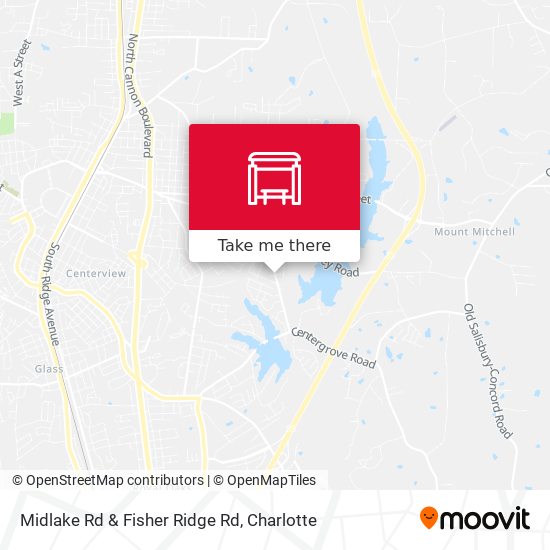 Midlake Rd & Fisher Ridge Rd map