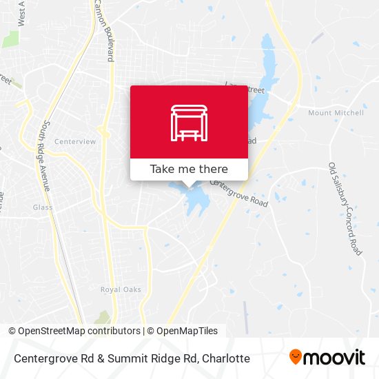 Centergrove Rd & Summit Ridge Rd map