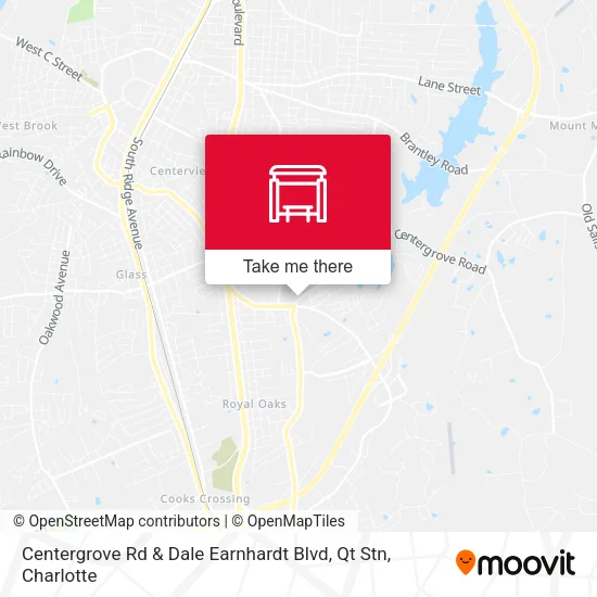 Centergrove Rd & Dale Earnhardt Blvd, Qt Stn map