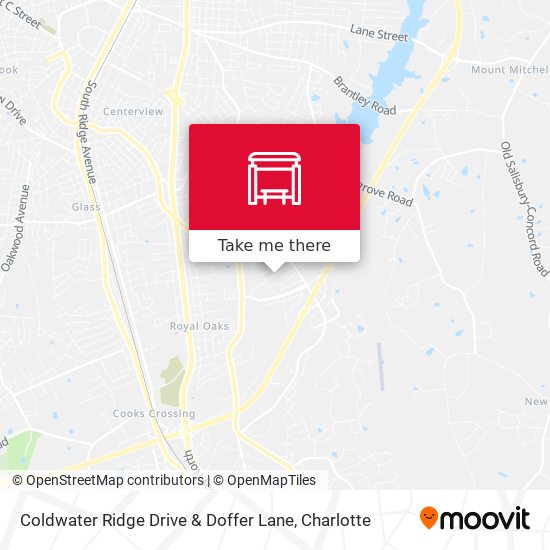 Coldwater Ridge Drive & Doffer Lane map