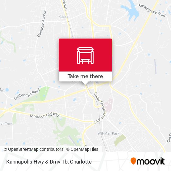 Mapa de Kannapolis Hwy & Dmv- Ib