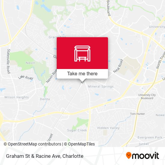 Graham St & Racine Ave map