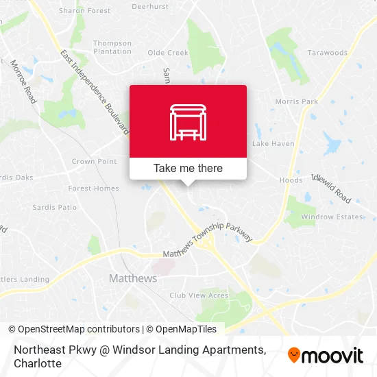 Northeast Pkwy @ Windsor Landing Apartments map
