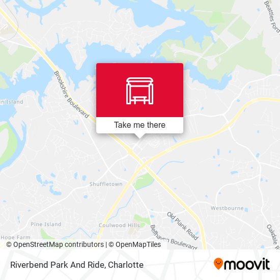 Riverbend Park And Ride map