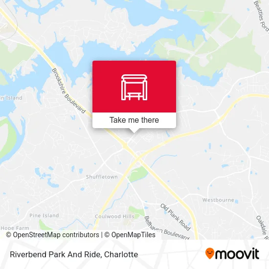 Riverbend Park And Ride map