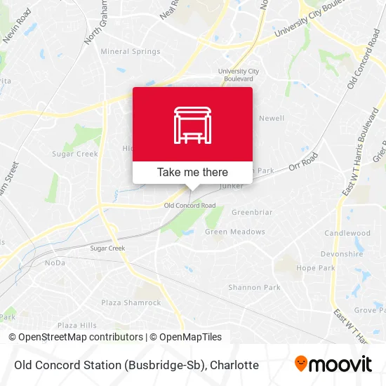 Old Concord Station (Busbridge-Sb) map