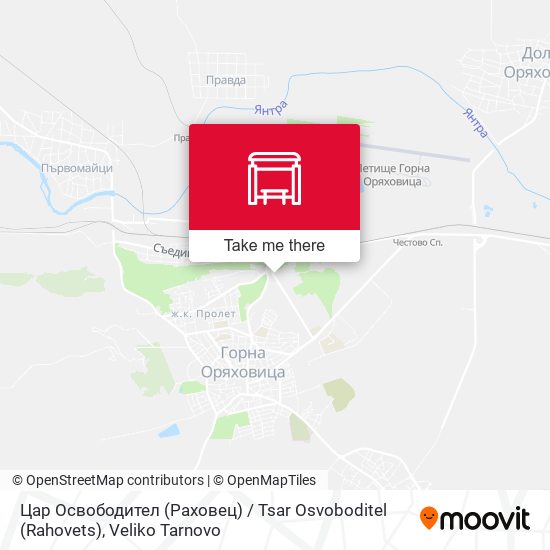Карта Цар Освободител (Раховец) / Tsar Osvoboditel (Rahovets)