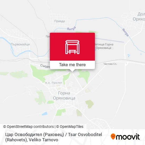 Карта Цар Освободител (Раховец) / Tsar Osvoboditel (Rahovets)