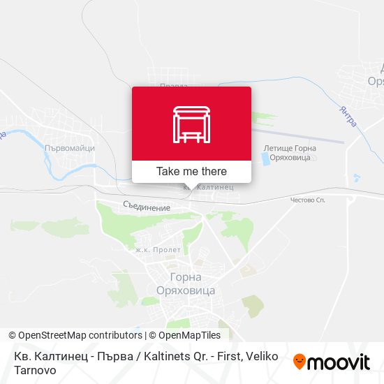 Кв. Калтинец - Първа / Kaltinets Qr. - First map
