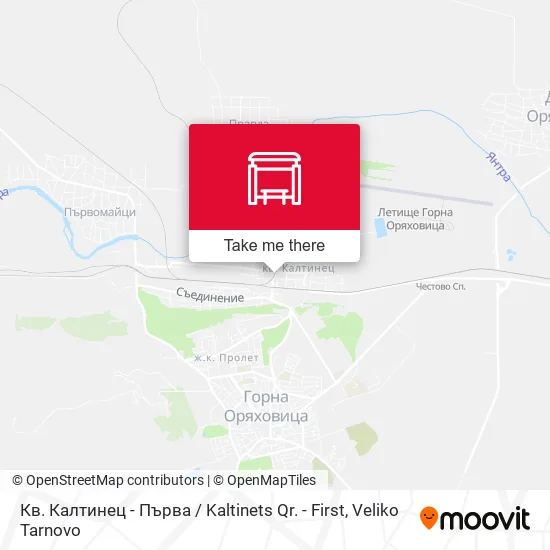 Карта Кв. Калтинец - Първа / Kaltinets Qr. - First
