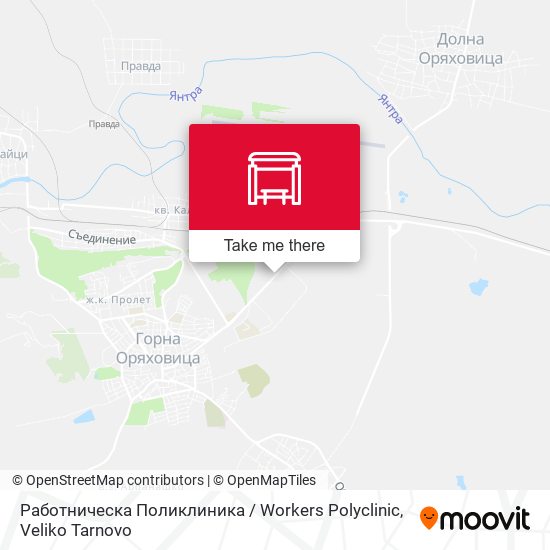 Работническа Поликлиника / Workers Polyclinic map