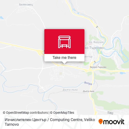 Изчислителен Център / Computing Centre map