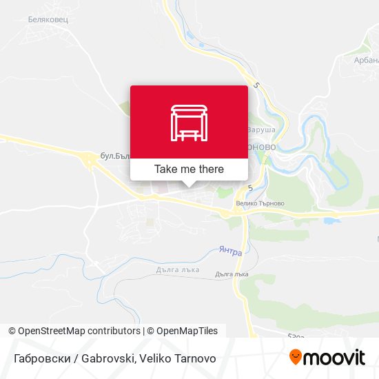 Габровски / Gabrovski map
