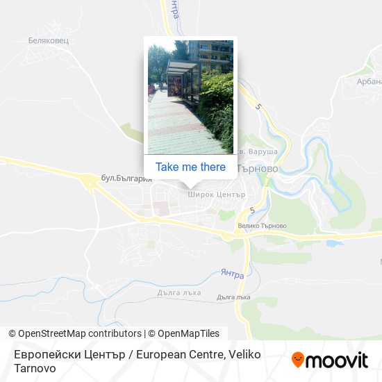 Европейски Център / European Centre map