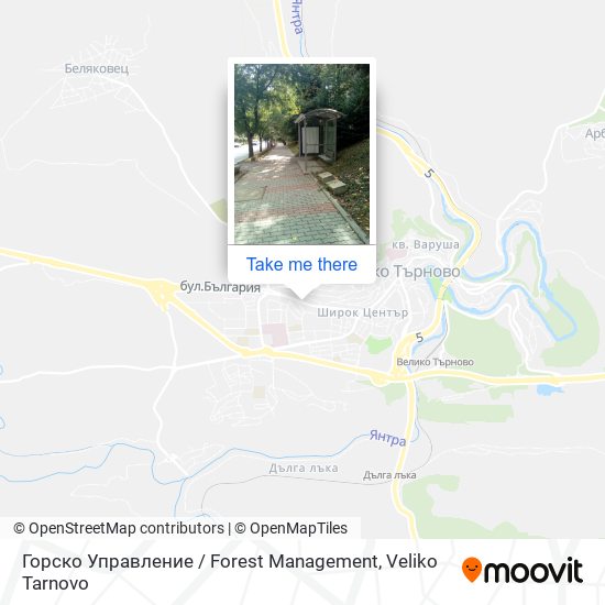 Карта Горско Управление / Forest Management