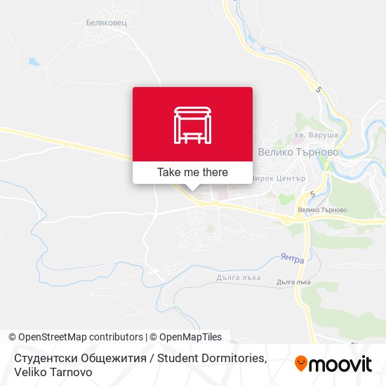 Карта Студентски Общежития / Student Dormitories