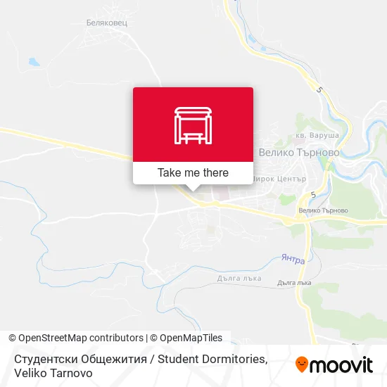 Карта Студентски Общежития / Student Dormitories