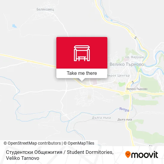 Карта Студентски Общежития / Student Dormitories