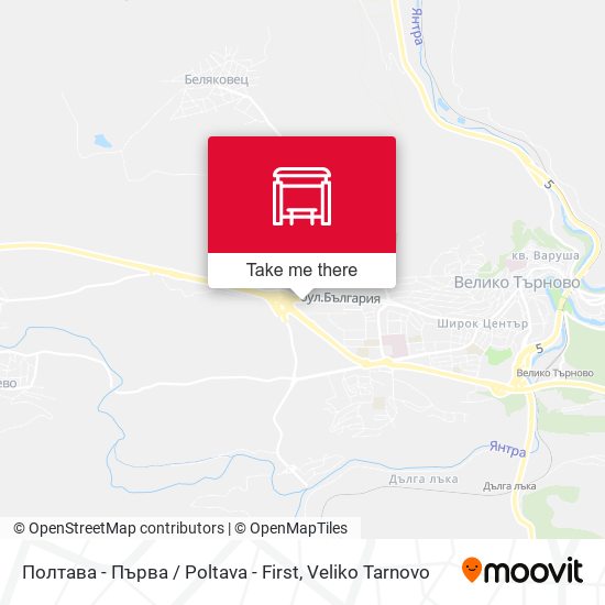 Карта Полтава - Първа / Poltava - First