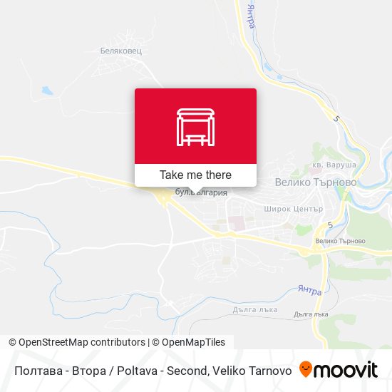 Карта Полтава - Втора / Poltava - Second