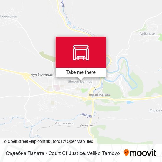 Съдебна Палата / Court Of Justice map