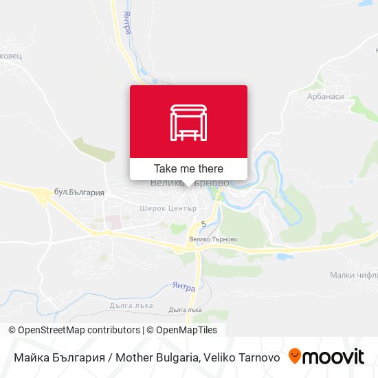 Майка България / Mother Bulgaria map