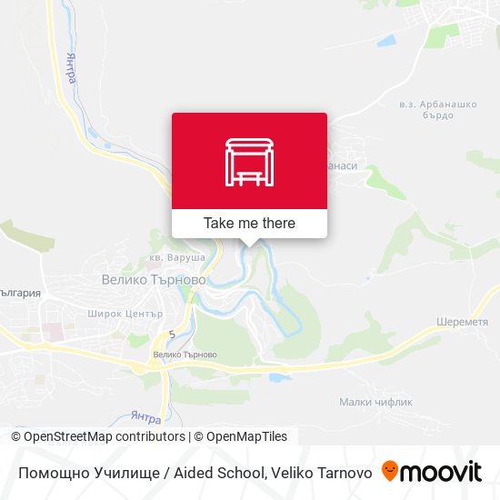 Помощно Училище / Aided School map