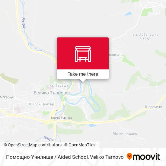Карта Помощно Училище / Aided School