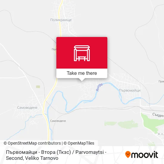 Карта Първомайци - Втора (Ткзс) / Parvomaytsi - Second