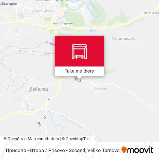 Карта Присово - Втора / Prisovo - Second