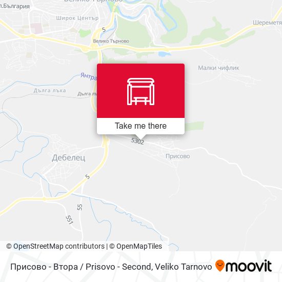 Карта Присово - Втора / Prisovo - Second