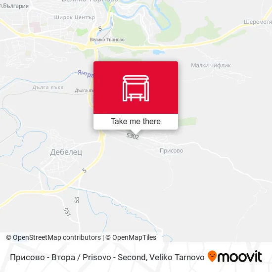 Карта Присово - Втора / Prisovo - Second