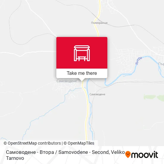 Карта Самоводене - Втора / Samovodene - Second