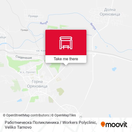 Работническа Поликлиника / Workers Polyclinic map