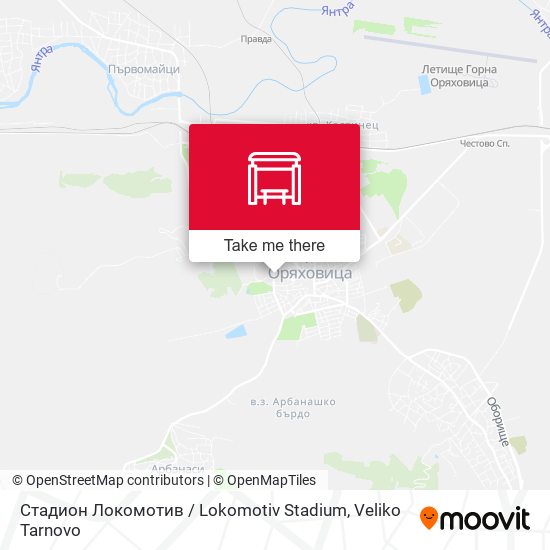 Карта Стадион Локомотив / Lokomotiv Stadium