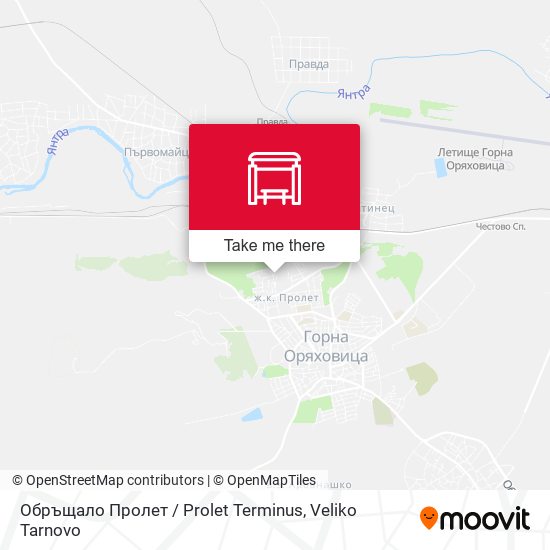 Карта Обръщало Пролет / Prolet Terminus