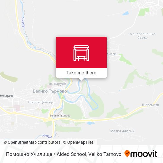 Карта Помощно Училище / Aided School