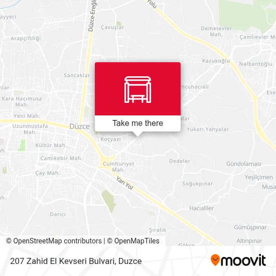 207 Zahid El Kevseri Bulvari map