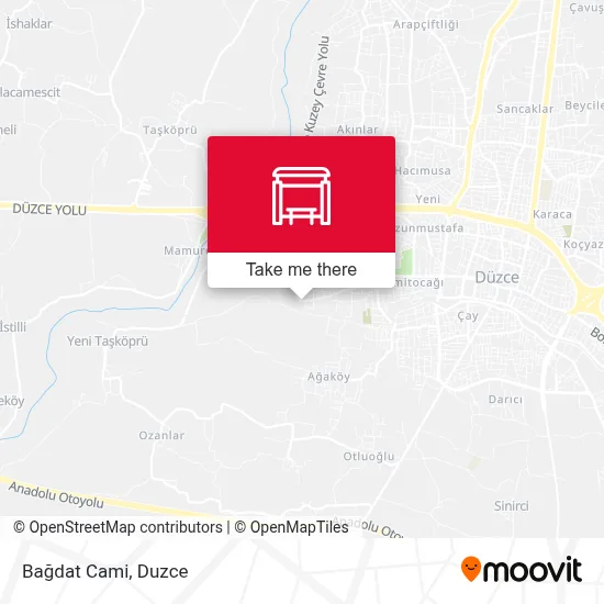 Bağdat Cami map