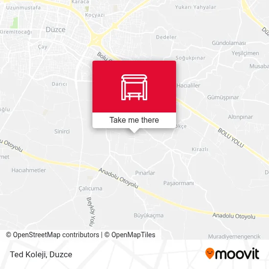 Ted Koleji map