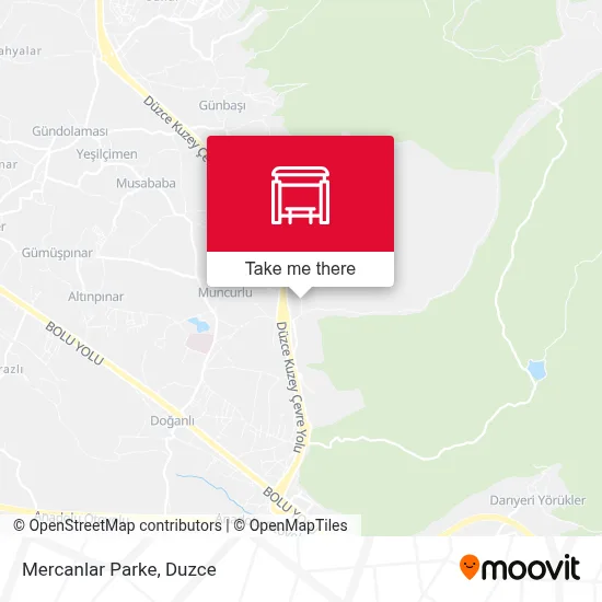 Mercanlar Parke map