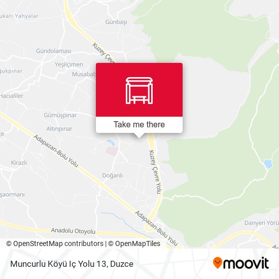 Muncurlu Köyü Iç Yolu 13 map