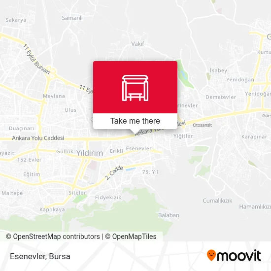 Esenevler map