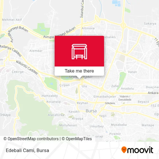 Edebali Cami map