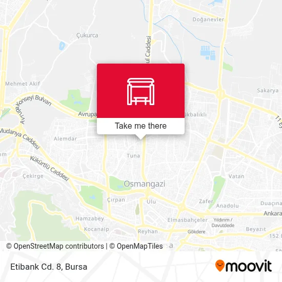 Etibank Cd. 8 map