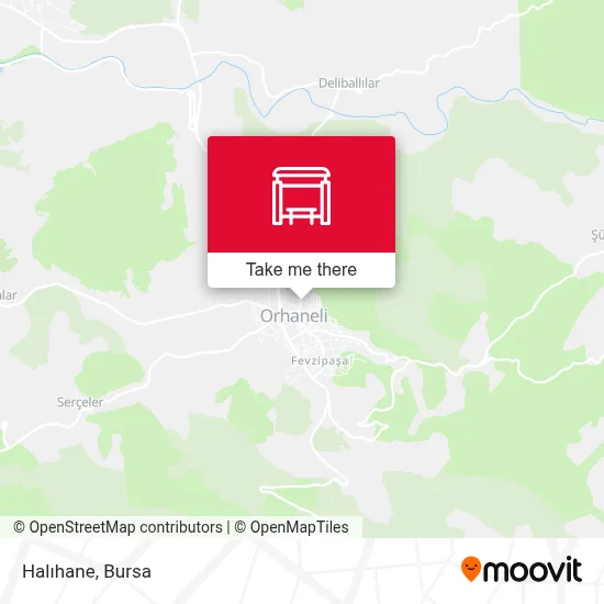 Halıhane map